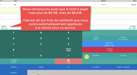 Encaisser du cashback avec le logiciel de caisse Melkal