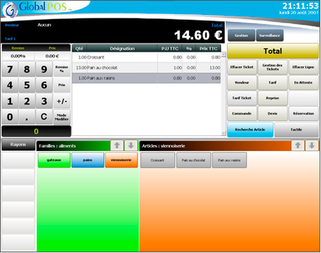 Logiciel de caisse GlobalPos