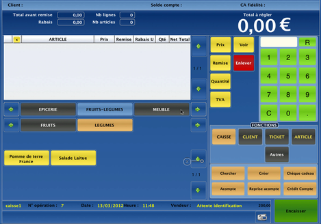 Logiciel de caisse Artifact