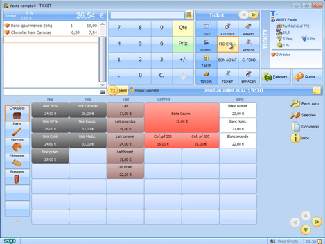 Sage ApiCommerce et Ciel Point de Vente : Accs  la fiche client