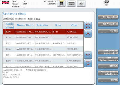 TP.Net : le logiciel de caisse de Windor Nixdorf