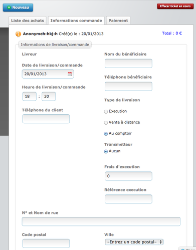 eCaisse : logiciel de caisse en ligne