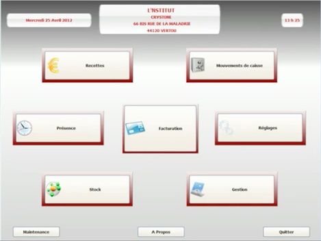 Crystone, logiciel de caisse pour salon de coiffure 