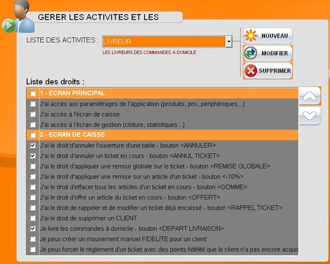 Gestion des vendeurs