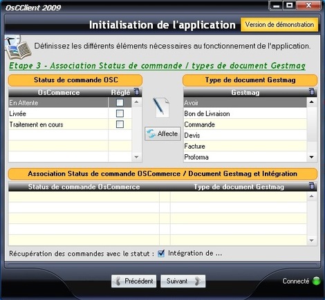 Synchronisation des statuts de commandes avec les documents commerciaux