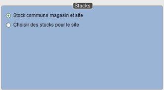 Rglage du stock e-commerce