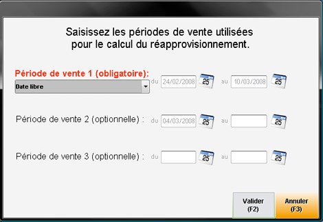 Calcul de rapprovisionnement dans Blitz