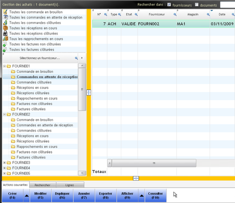 Les commandes fournisseurs dans Blitz *