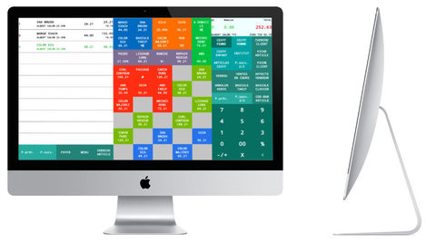 Logiciel de caisse Melkal sur iMac