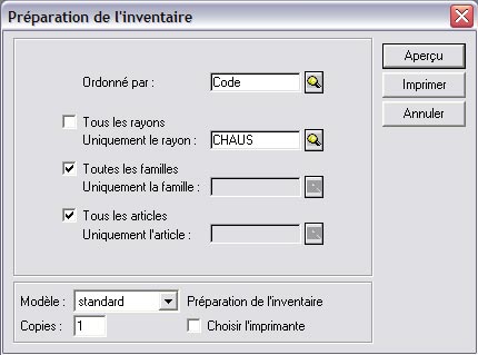 Ciel Point de Vente : Inventaire - Marché des logiciels de caisse (22) -- 18/09/06