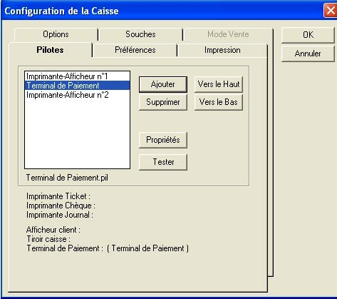 Ciel Point de Vente : Priphriques de caisse - Driver OPOS - tiquette code-barres - Identification du client (11) -- 15/06/06