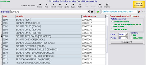 Gestion des codes-barres avec Dyonis