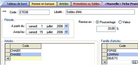 EBP Point de Vente 2006 : Remise en banque - tiquette article - Soldes (14) -- 09/05/06