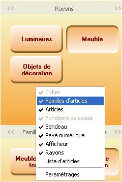 logiciel de caisse ebp point de vente : ergonomie de l'cran de vente