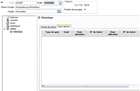 EBP Point de Vente 2009 (v13) : Historique des points de fidlit et des gains obtenus par le client (21) -- 03/01/09