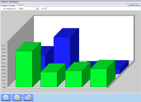 Statistique graphique en multimagasin