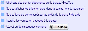gestmag 2006 : activation des messages sonores
