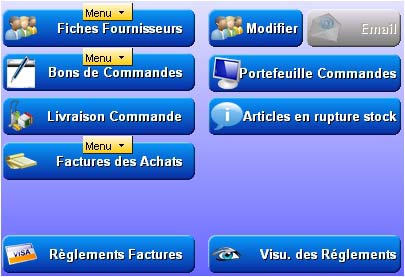 logiciel de caisse gestmag multi-sites : menu fournisseur