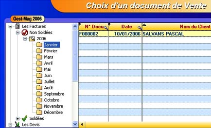 logiciel de caisse gestmag 2006 : l'état des devis