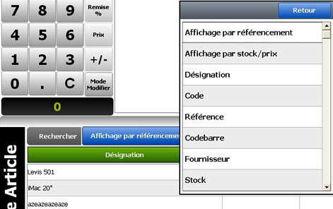 GlobalPos Retail 1.9.5 : Critre de recherche - Statistiques (17) -- 01/06/06