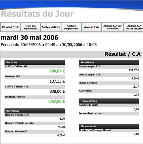 GlobalPos Retail : le logiciel en images (26) -- 19/01/07