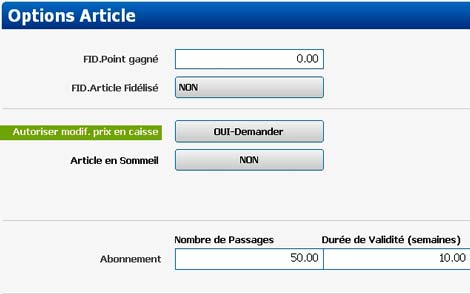 GlobalPos Retail 1.9.5 : Remise sur ticket de caisse - Carte d'abonnement (22) -- 27/06/06