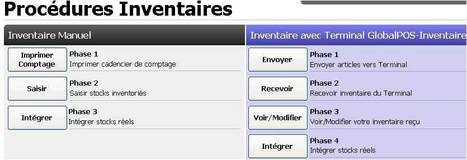 logiciel de caisse globalpos : procdures d'inventaires