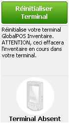 logiciel de caisse globalpos: le terminal d'inventaire