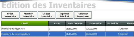 GlobalPos : Inventaire - Saisie de l'inventaire par terminal portable (7) -- 19/11/05