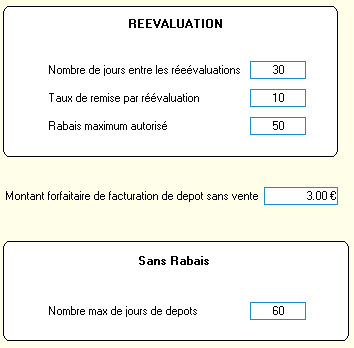 Gotroc, gestion de dpt-vente: Dvaluation automatique des prix des articles en dpt - tat des stocks - Dmarque inconnue -- 03/02/12