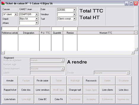 Sage 100C Saisie de Caisse Decentralisee v6.00