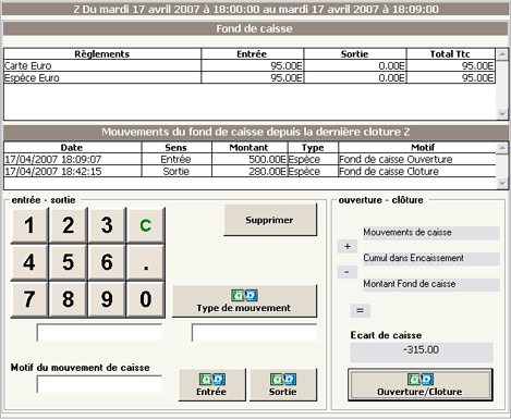 Gestion du fond de caisse dans InnoPos 2.5