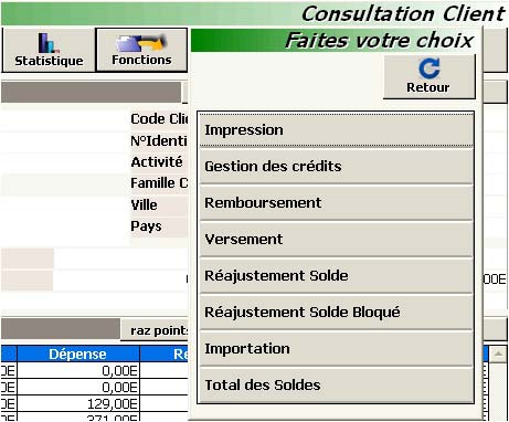 logiciel de caisse innopos : les fonctions de la fiche client