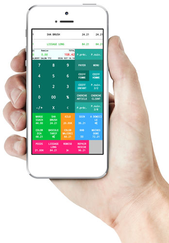 logiciel de caisse Melkal sur iPhone