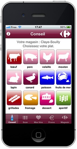 Max le sommelier sur iPhone