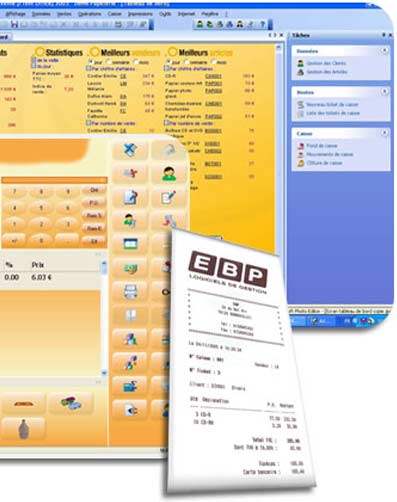logiciel de caisse EBP Point de vente