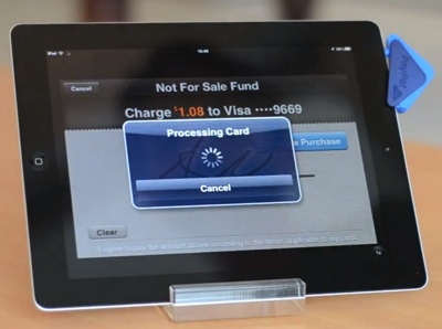 PayPal Here sur iPad : acceptation du paiement