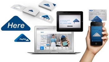 PayPal Here utilisable sur mobiles, tablettes, et ordinateurs