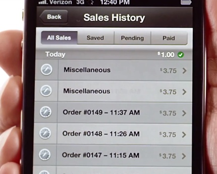 PayPal Here : historique des ventes PayPal Here : historique des ventes