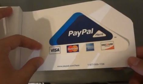 Autocollant PayPal Here