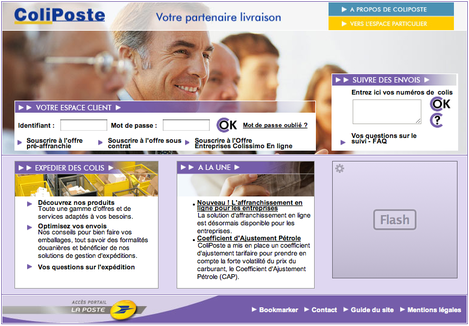Connexion entre ColiPoste et le site d'e-commerce