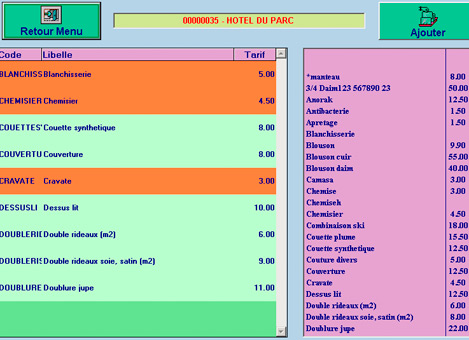 Tarif personnalis pour un client