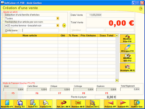 SoftCaisse * -- 11/03/08