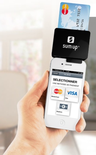 SumUp : Paiement carte bancaire sur mobile/tablette ...avec lecteur CB et logiciel de caisse gratuits ! (1e partie) -- 16/01/15