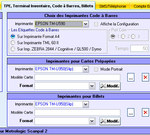 Gestmag  Vision : Impression de billets d'entre cartonns - Gestion des imprimantes d'tiquettes Dymo (53) -- 23/10/07