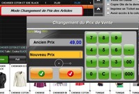 Gestmag 2013�: changer facilement les prix en utilisant le damier tactile d'articles de l'�cran de caisse�!