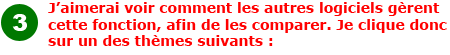 Comment les autres logiciels gèrent ces fonctions Comment les autres logiciels gèrent ces fonctions