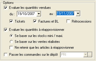 Les mthodes de calcul des quantits  rapprovisionner